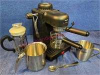 Krups coffee maker & accessories