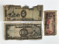 Japanese Invasion Currency Lot