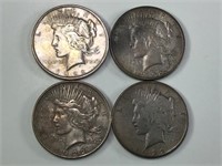 4 - 1922 Silver Peace Dollars