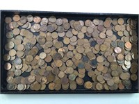 2 Lbs Unsorted Estate Wheat Pennies