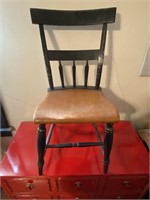 2 wood side chairs