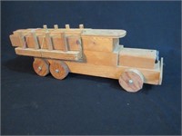 A Wooden Toy Truck