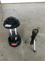 Coleman Battery Lantern & Stanley Flash Light