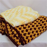 Baby and Queen Crocheted Blankets