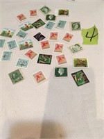 27 Cnd 2 cent stamps  uncancelled no glue