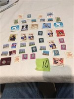 40 Cnd. 30,32,35,37, cent stamps