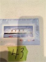 Titanic stamp mint