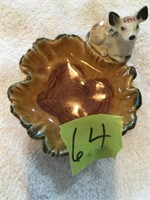 Rare wade mist dish with deer orniment god cond