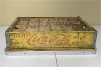 Yellow Wood Coca-Cola Crate