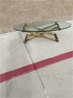 55?VINTAGE HOLLYWOOD REGENCY COFFEE TABLE  WITH
