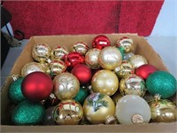 Christmas ornament lot.