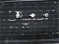 (7)Misc. Jewelry rings.