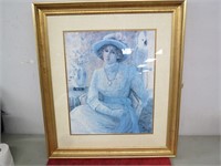 Framed Picture. Lady