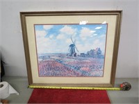 Framed Picture of Windmill