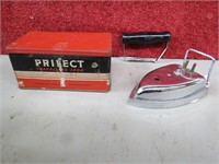 Prilect Traveling Iron and tin can