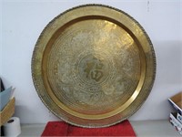 Large Brass table top tray