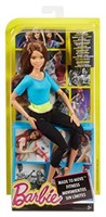 Barbie Endless Moves Doll, Blue Top