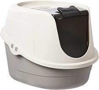 AmazonBasics Hooded Cat Litter Box, Standard