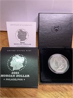 Rare-2021 P Limited Edition Morgan Silver Dollar