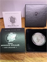 RARE 2021 O Limited Edition Morgan Silver Dollar