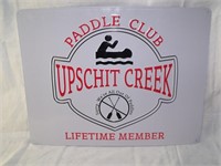 Up Schit Creek Tin Sign