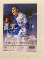 Marcus Stroman Autograph Card