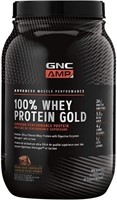 LARGE GNC AMP 100% Whey Protein Gold - Double Choc