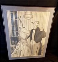 Invisible Couple - Framed and Signed