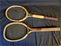 Davis Cup & Spaulding Tennis Racquets