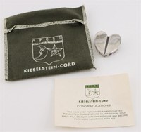 1998 Kieselstein-Cord Sterling Heart Brooch