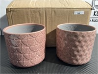 Ceramic Plant Pot Set of 2