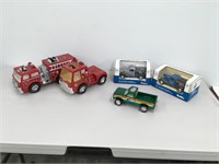 Toy Trucks and Coin Banks