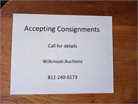 Currently Accepting Consignments