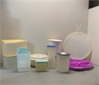 Tupperware storage containers miscellaneous items