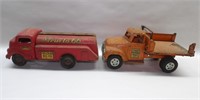 2 Vintage Steel Toy Trucks: Structo 66 & Tonka