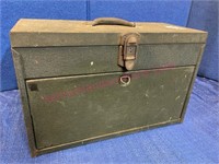 Old S-K machinists tool box & tools