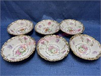 Set of 6 Antique berry bowls (nice)
