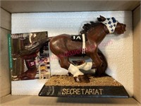 2003 Secretariat bobble head horse in box