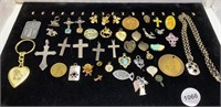 42pc Cross/Charms Religous Lot