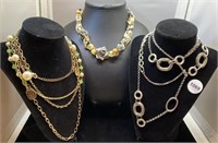 3 pc Classy Necklace lot