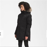 THE NORTH FACE black quilted hooded lightweight
