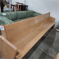 126" long church pew