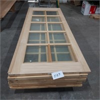 NEW French doors  2 - 96 x 36 & 6 - 76 x 36