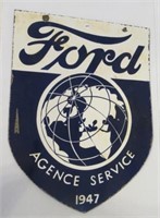 Ford 1947 Agence Service Sign.