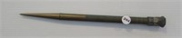 Vintage 12-1/2" threaded copper shell point