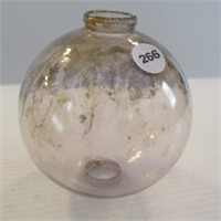 Vintage Electra 4-1/2" round amethyst glass