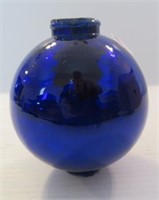 Modern 3-1/2" round cobalt mercury glass