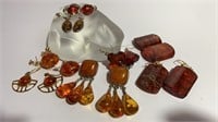 Amber, Ambertone, 925 Earrings Assorted