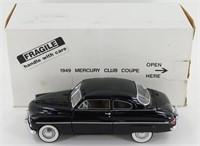 Danbury Mint 1949 Black Mercury Club Coupe w/