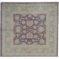 Ziegler Hand-Knotted 5'9" X 6'1" Wool Area Rug